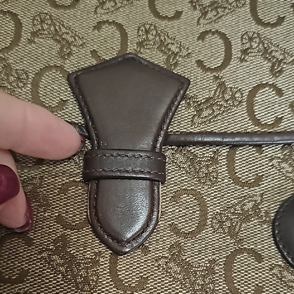 CELINE Triomphe vintage CLUTCH - Picture 5 of 8